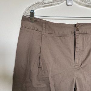 A new Day Brown High Rise Tapered Ankle Chino Pants